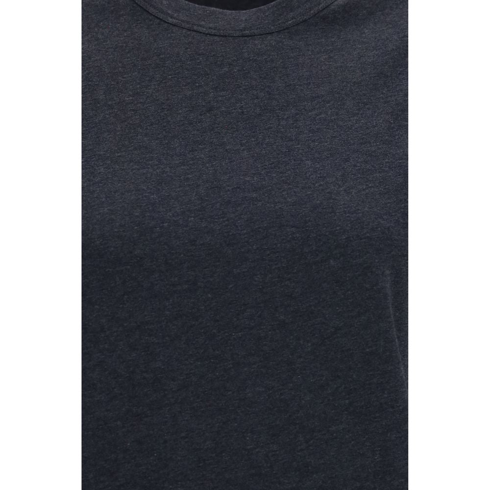 Brunello Cucinelli Gray Cotton T-Shirt Brunello Cucinelli
