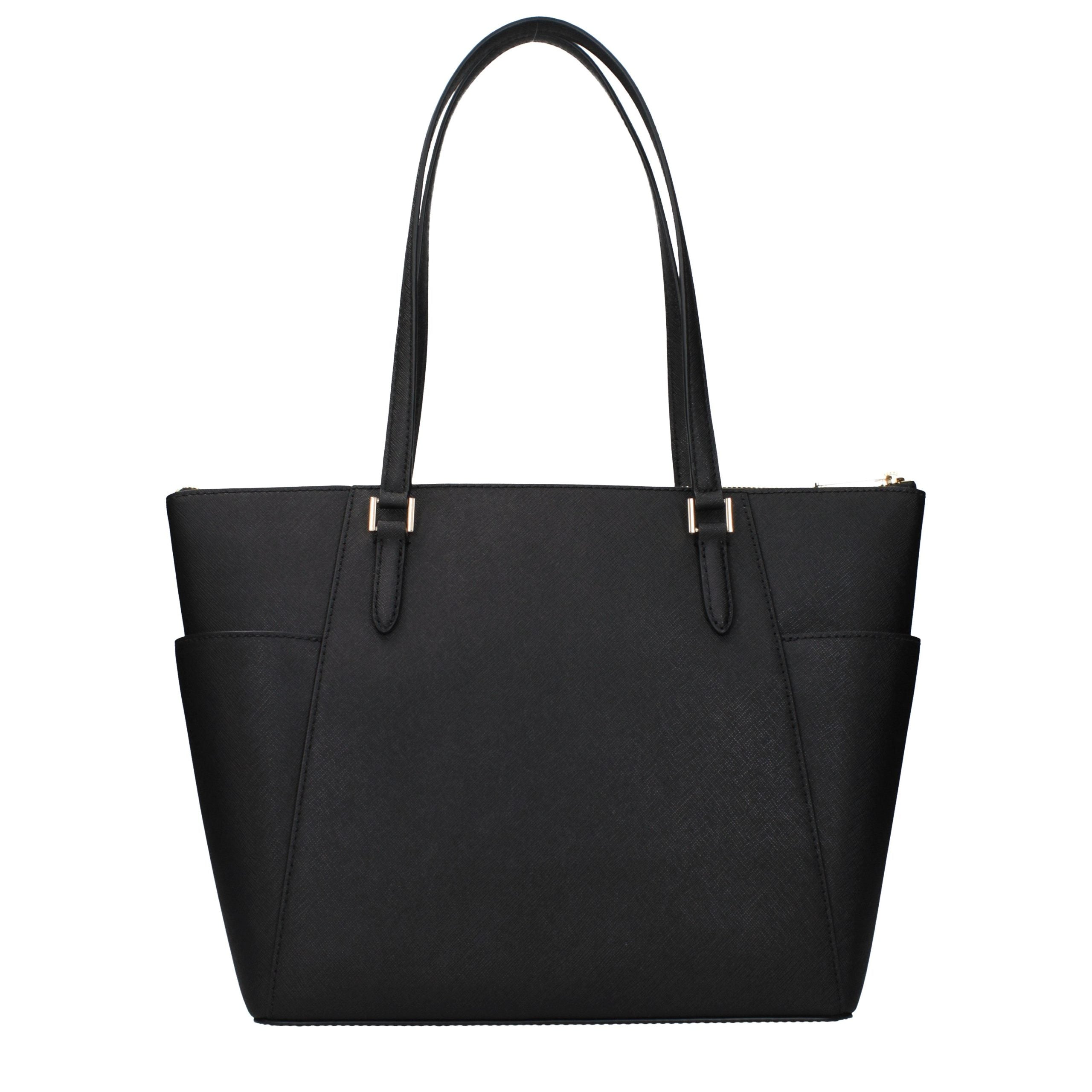 Michael Kors Black Leather Shoulder Bag Michael Kors