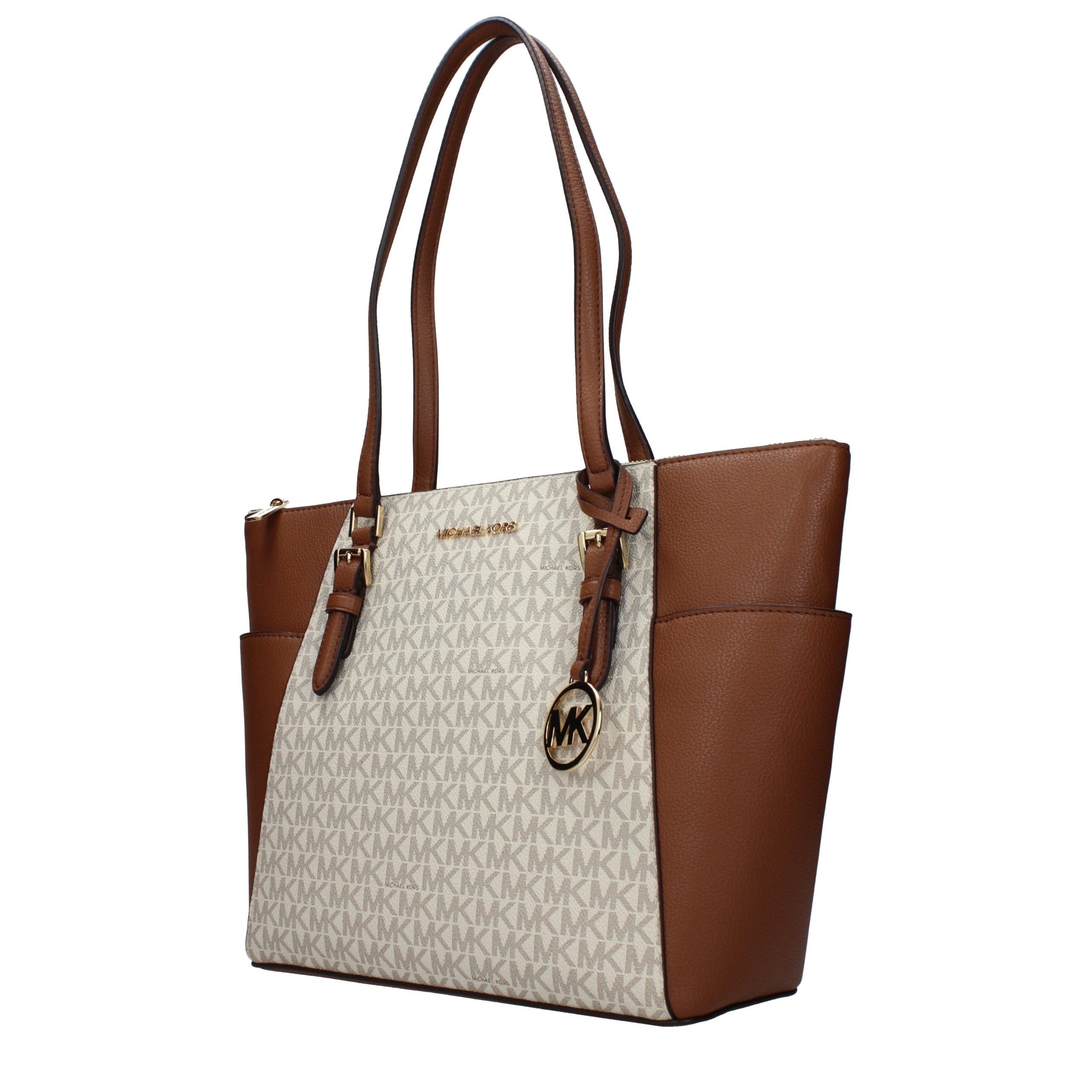 Michael Kors Beige Leather Shoulder Bag Michael Kors