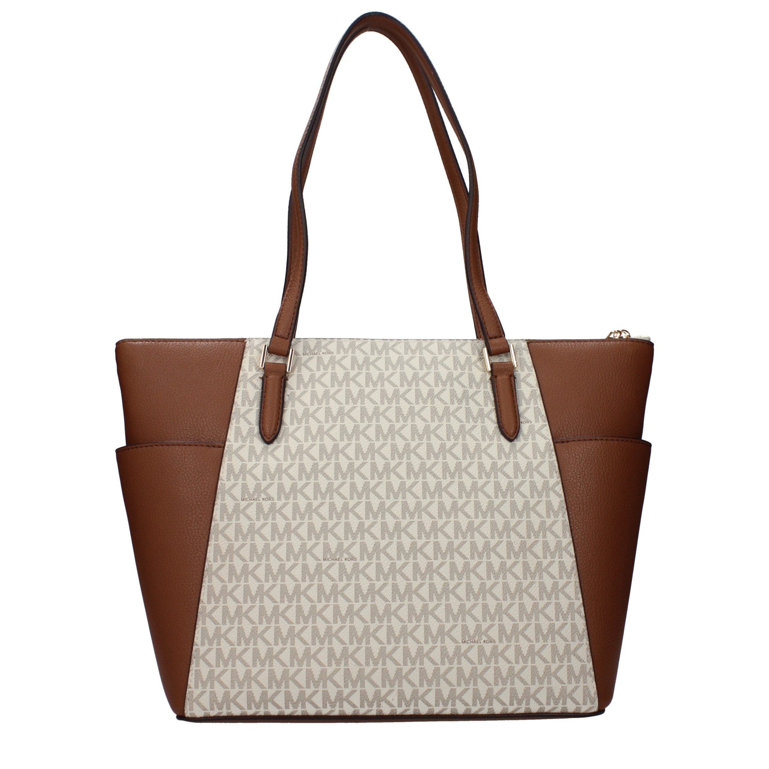 Michael Kors Beige Leather Shoulder Bag Michael Kors