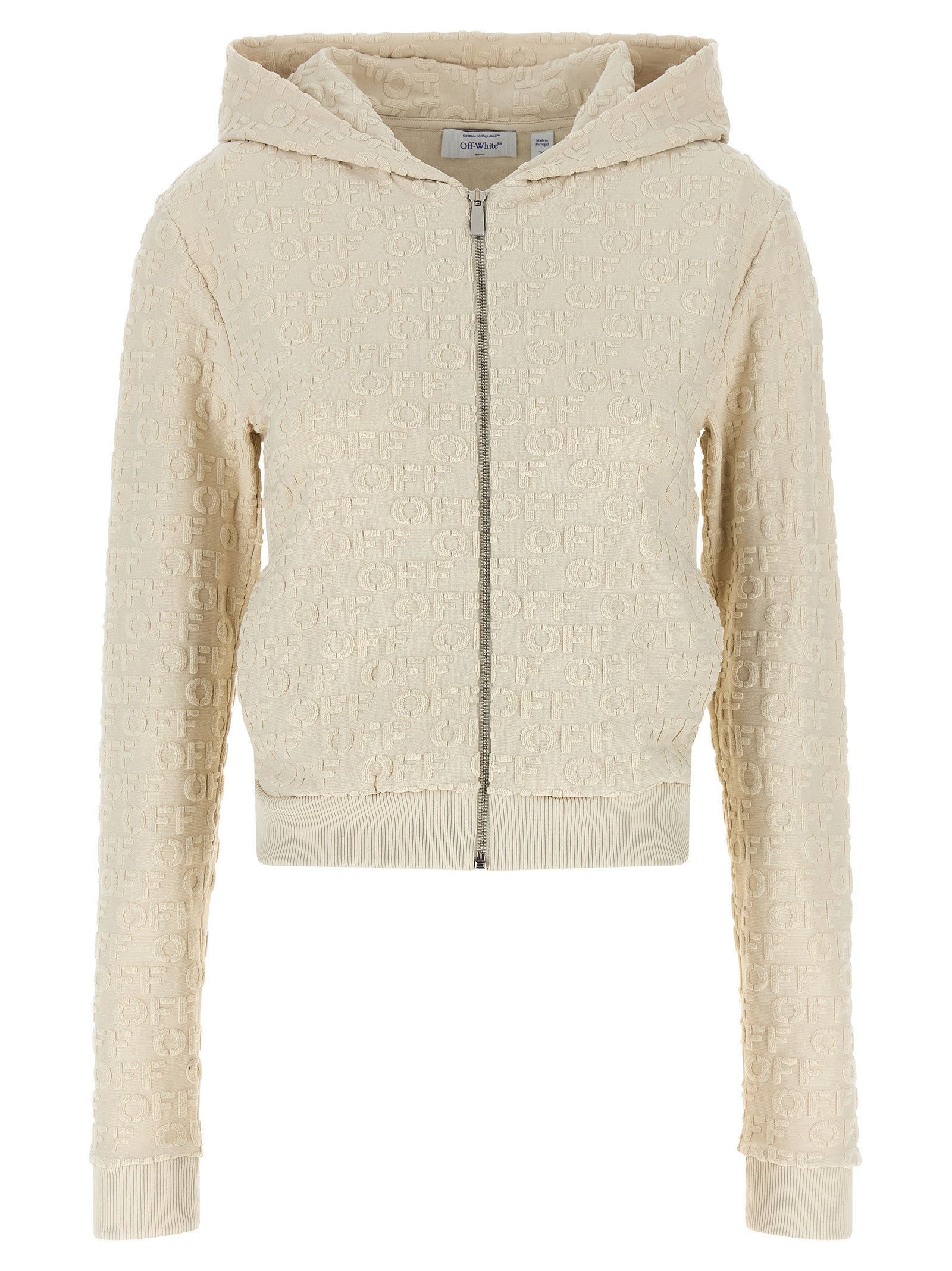 Off-White Beige Cotton Sweatshirt Off-White