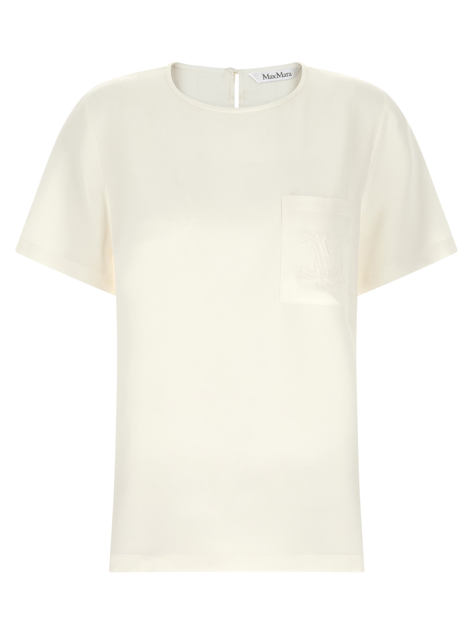 Max Mara White Silk Blouse Max Mara