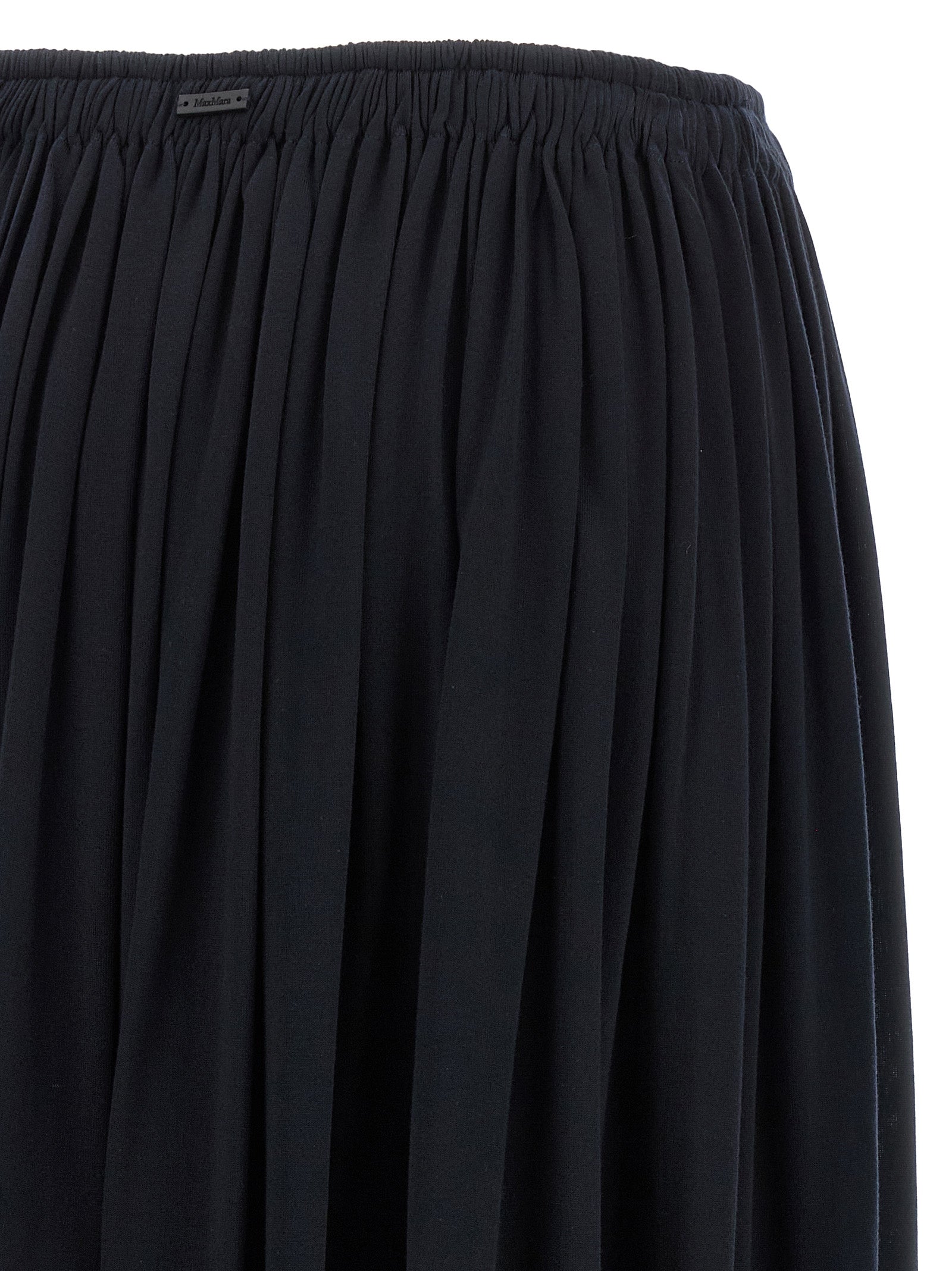 Max Mara Blue Lyocell Mini Skirt Max Mara