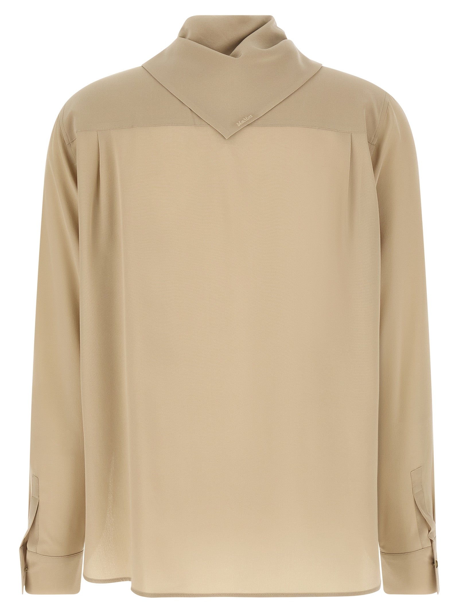 Max Mara Beige Silk Blouse Max Mara