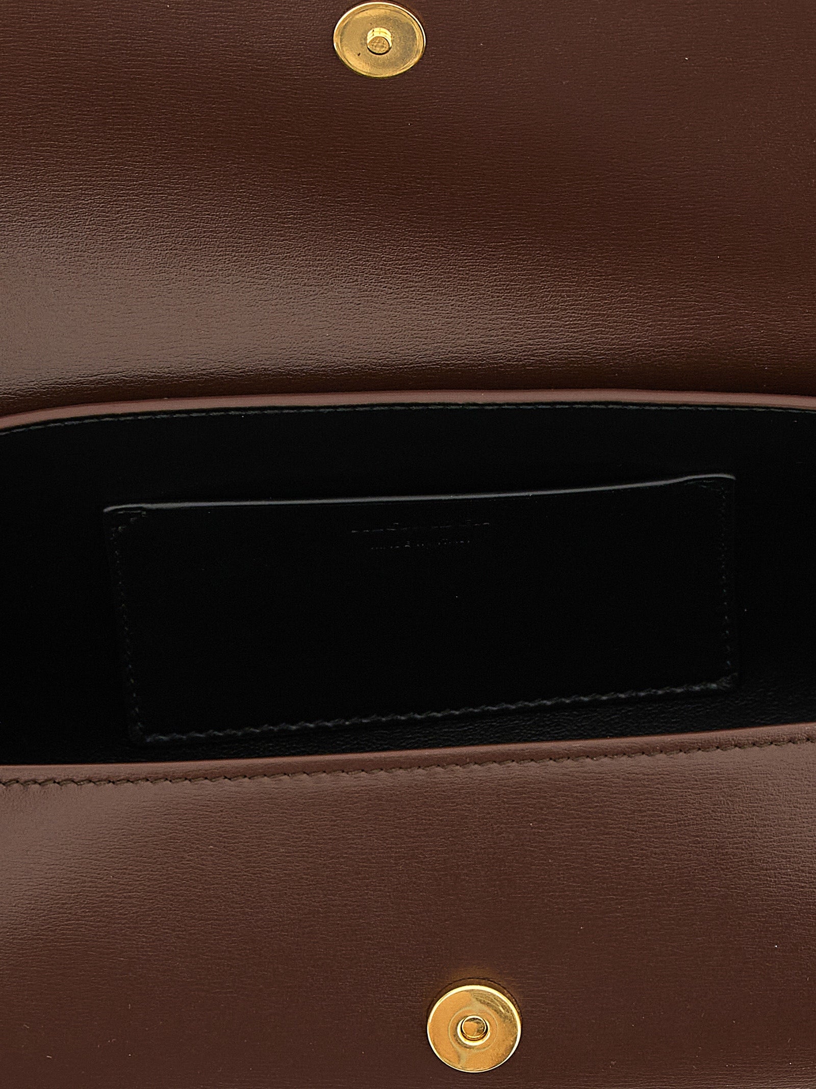 Jil Sander Brown Calfskin Shoulder Bag Jil Sander
