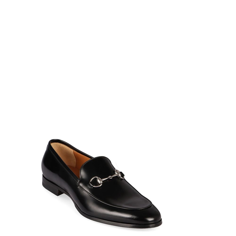 Gucci Black Calfskin Slip-On Loafers Gucci
