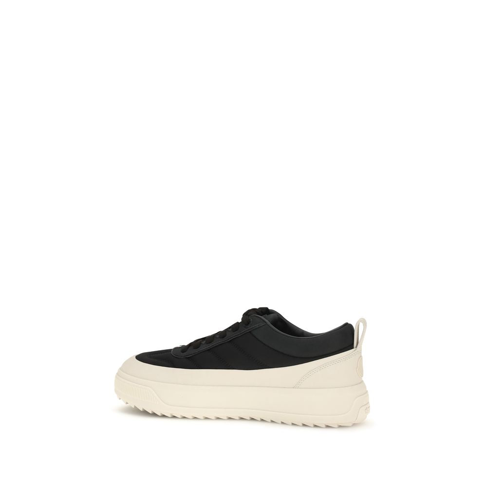 Moncler Black Calf Leather Bos Taurus Athletic Sneakers Moncler