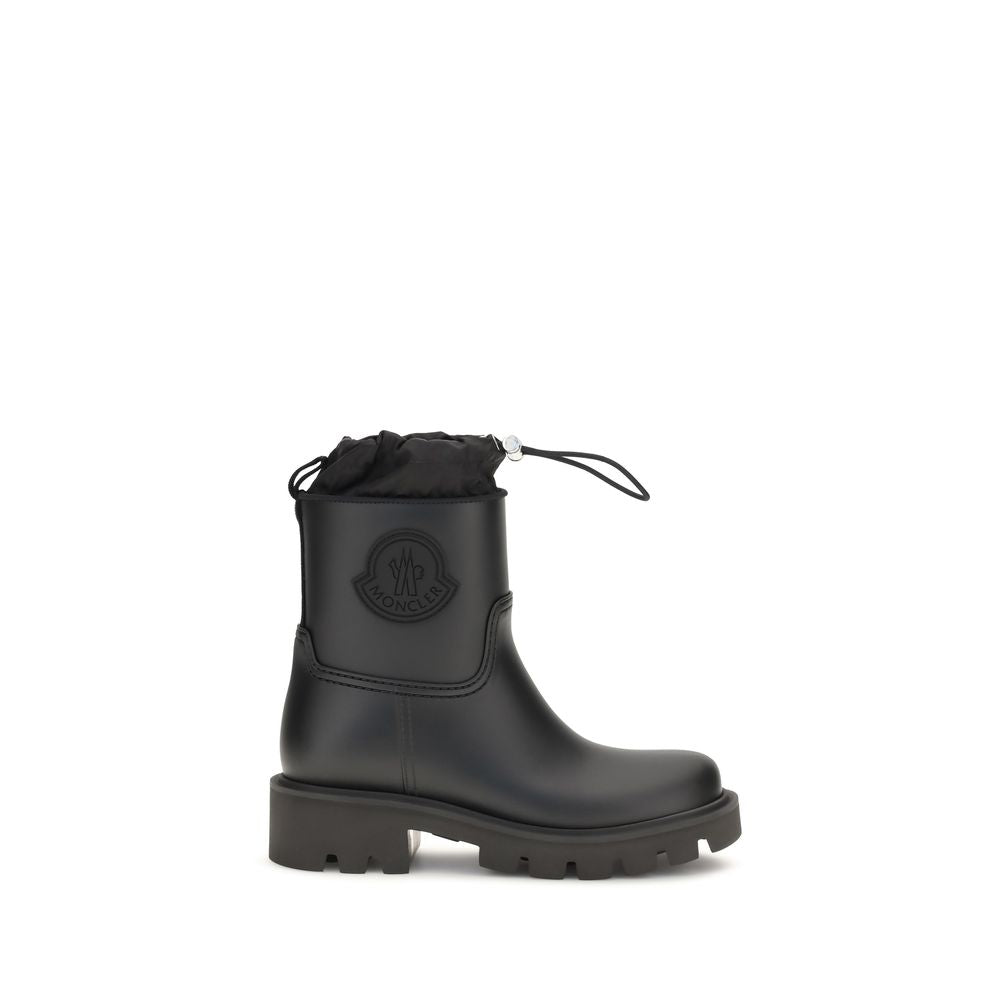 Moncler Black Pvc Rain Boots Moncler