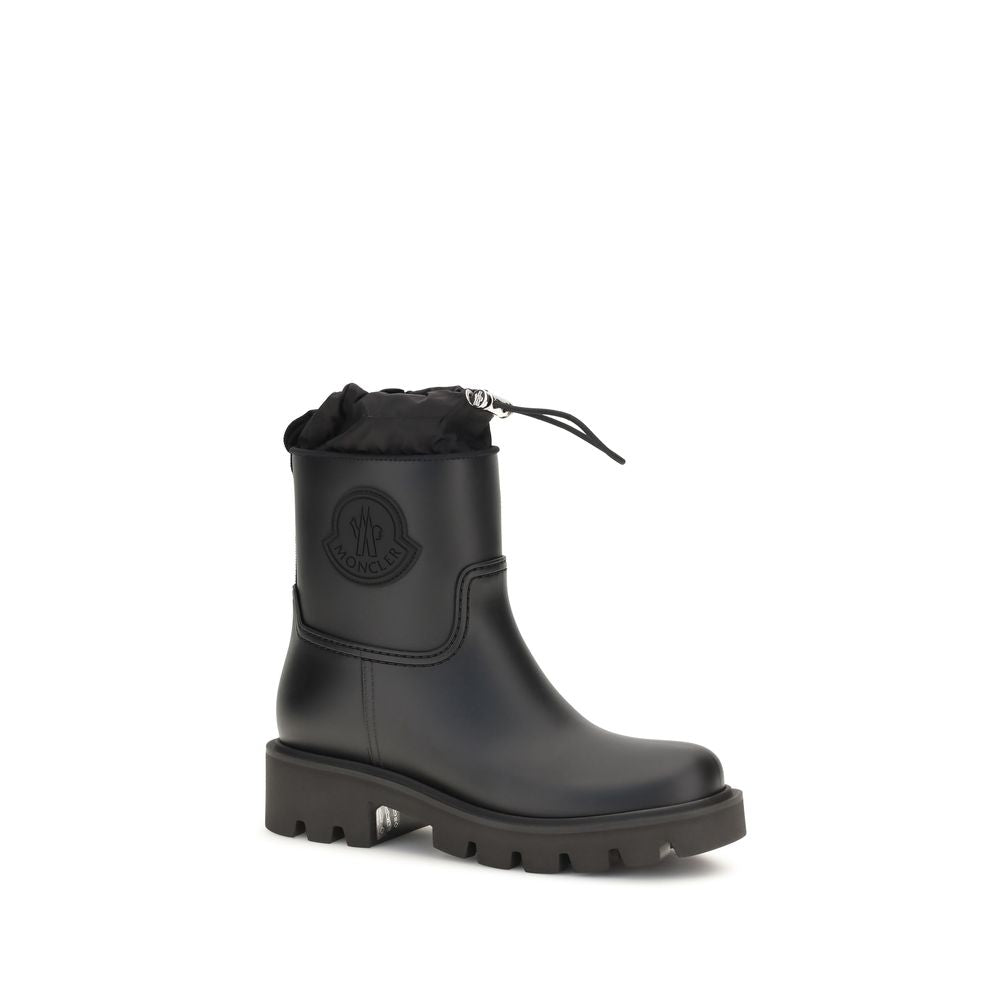 Moncler Black Pvc Rain Boots Moncler