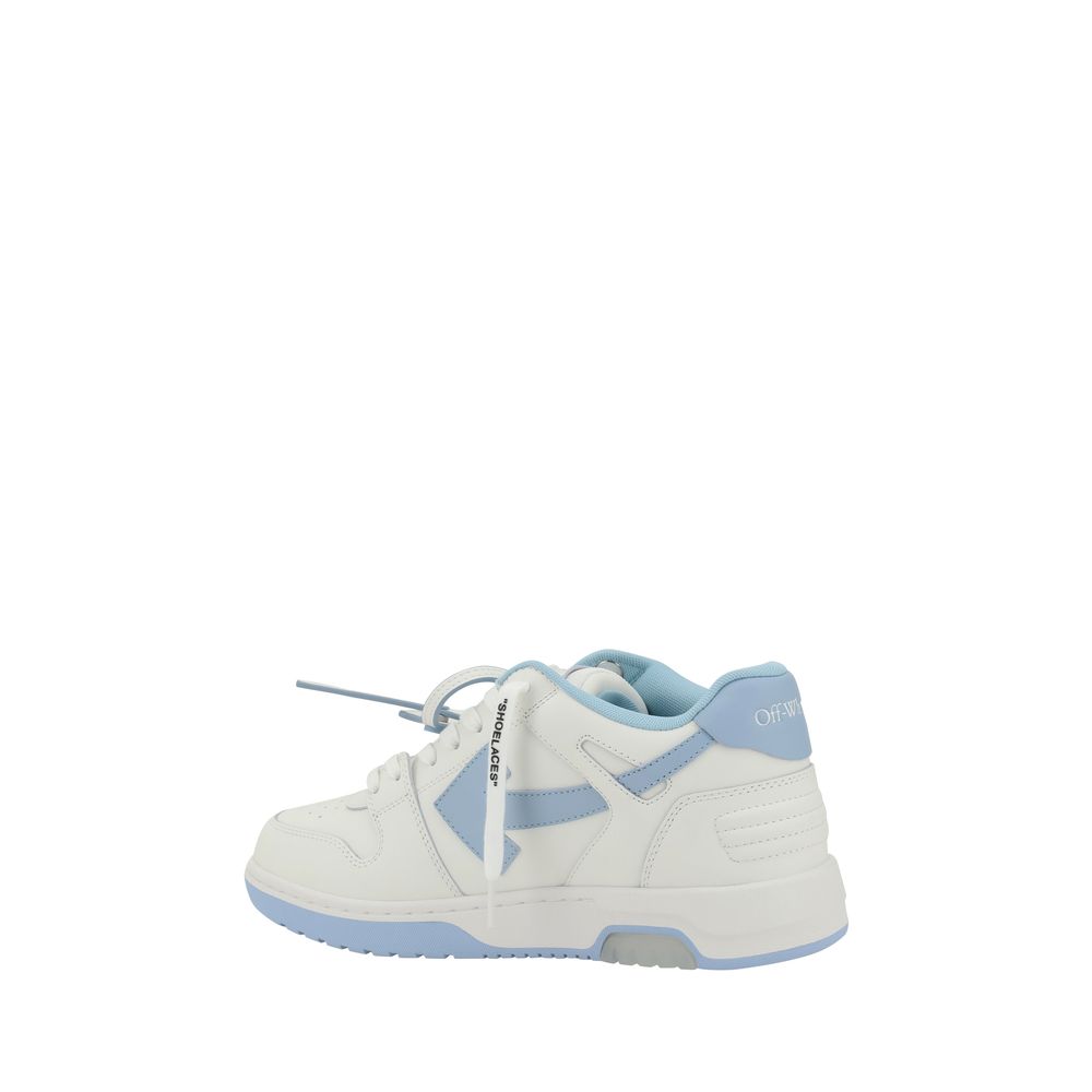 Off-White White Calf Leather Bos Taurus Athletic Sneakers Off-White