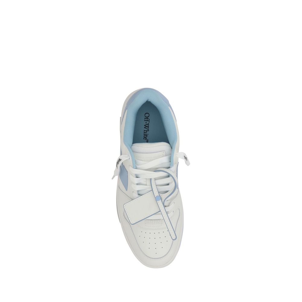 Off-White White Calf Leather Bos Taurus Athletic Sneakers Off-White