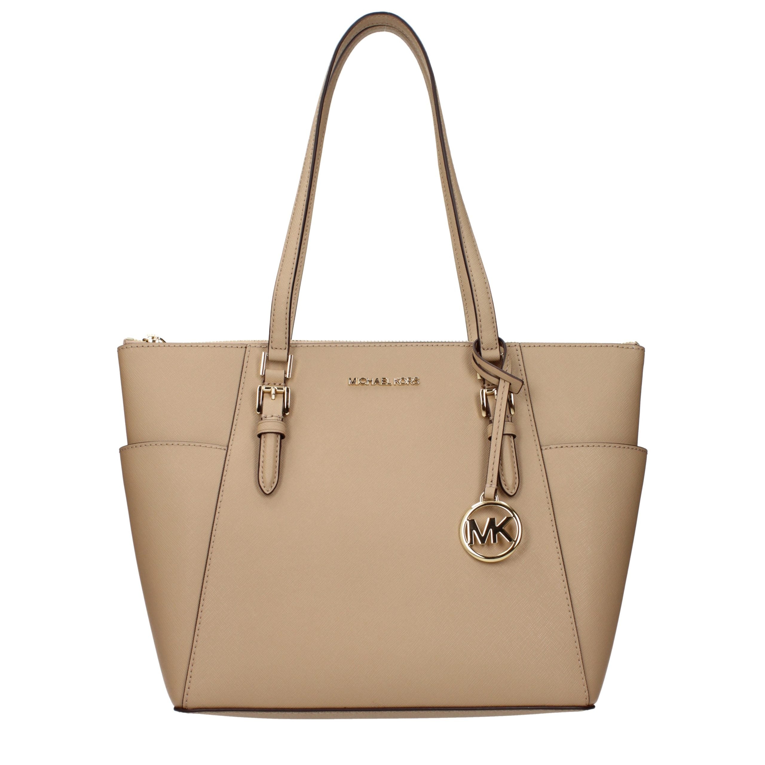 Michael Kors Beige Leather Shoulder Bag Michael Kors