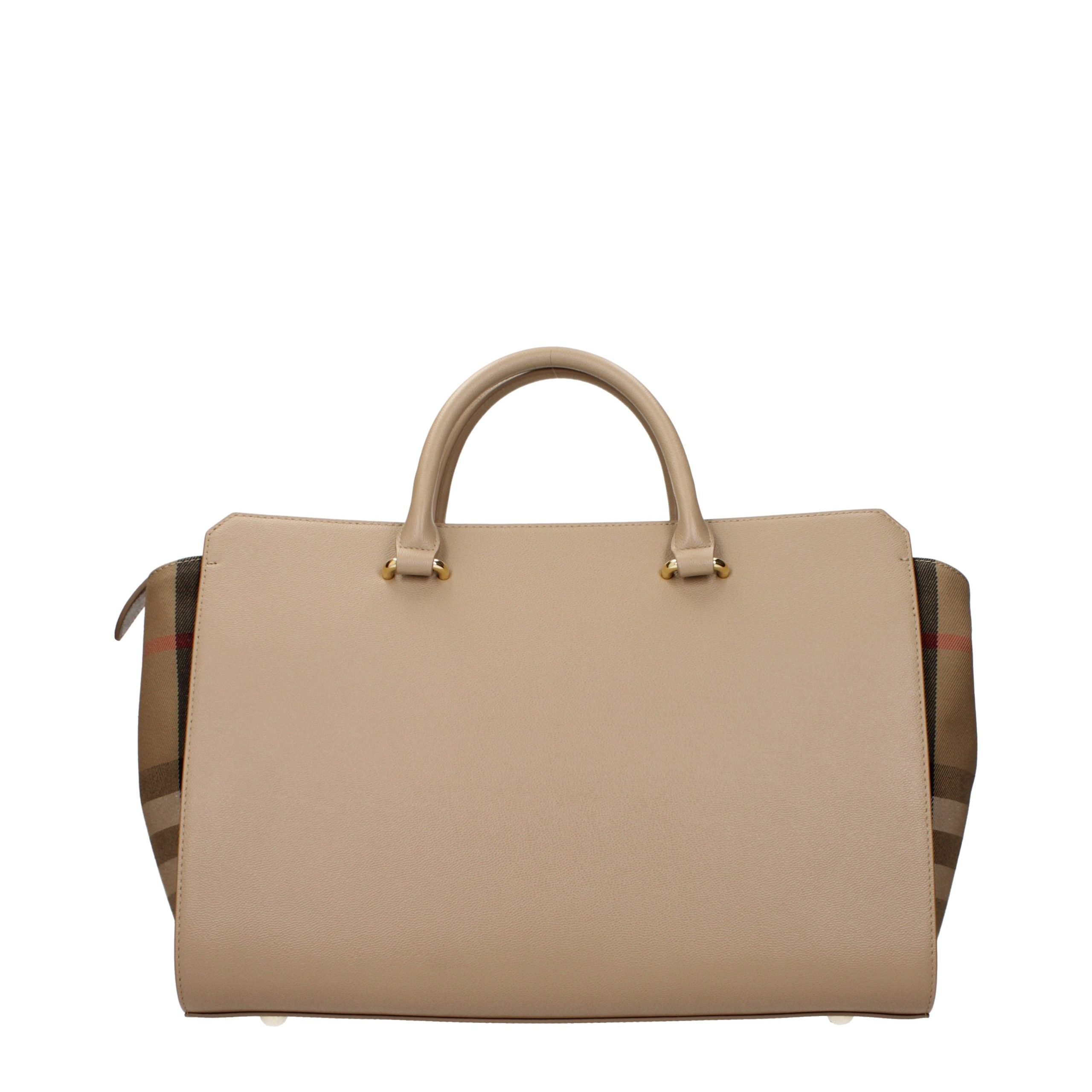 Burberry Beige Leather Handbag Burberry