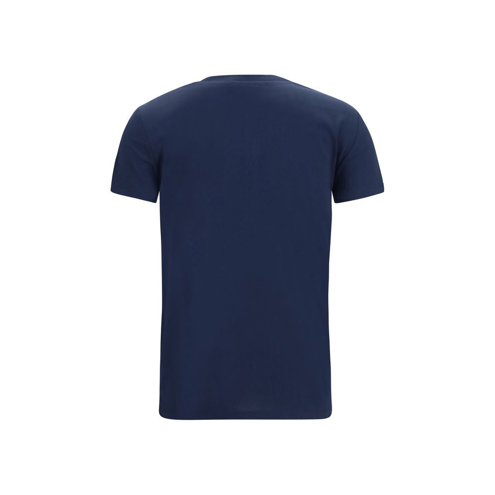 Max Mara Blue Cotton T-Shirt Max Mara