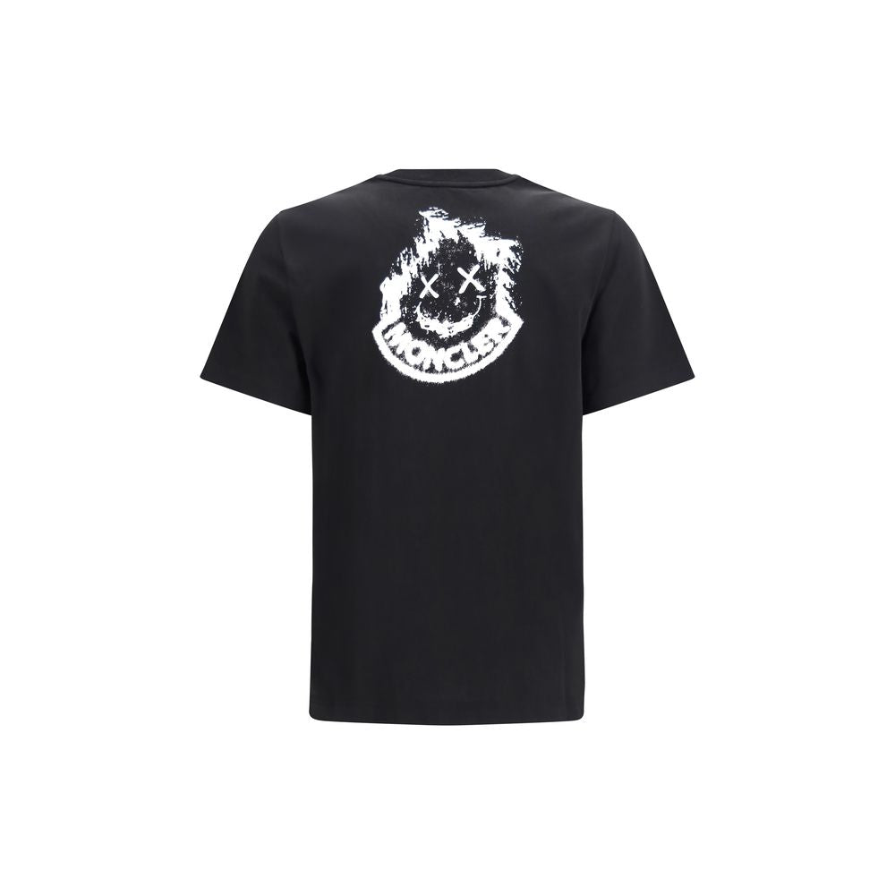 Moncler Black Cotton T-Shirt Moncler