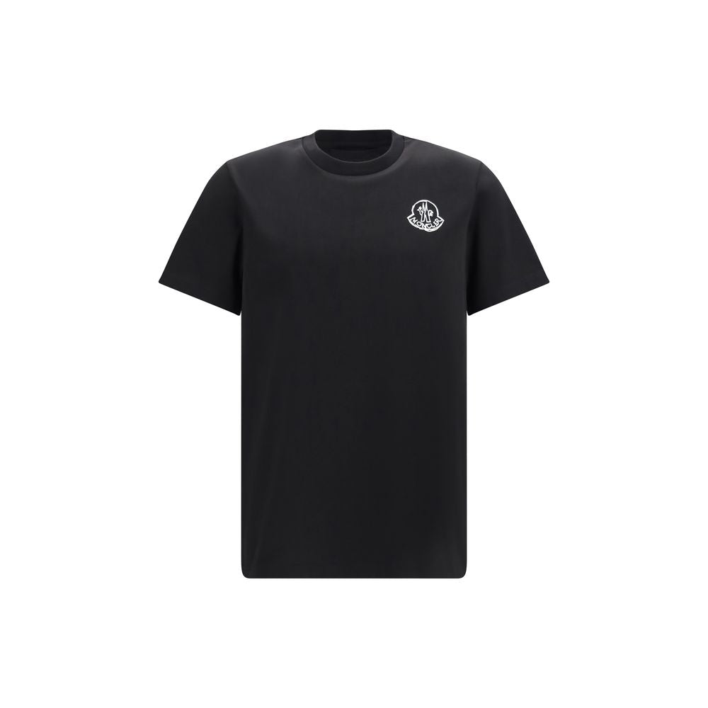 Moncler Black Cotton T-Shirt Moncler