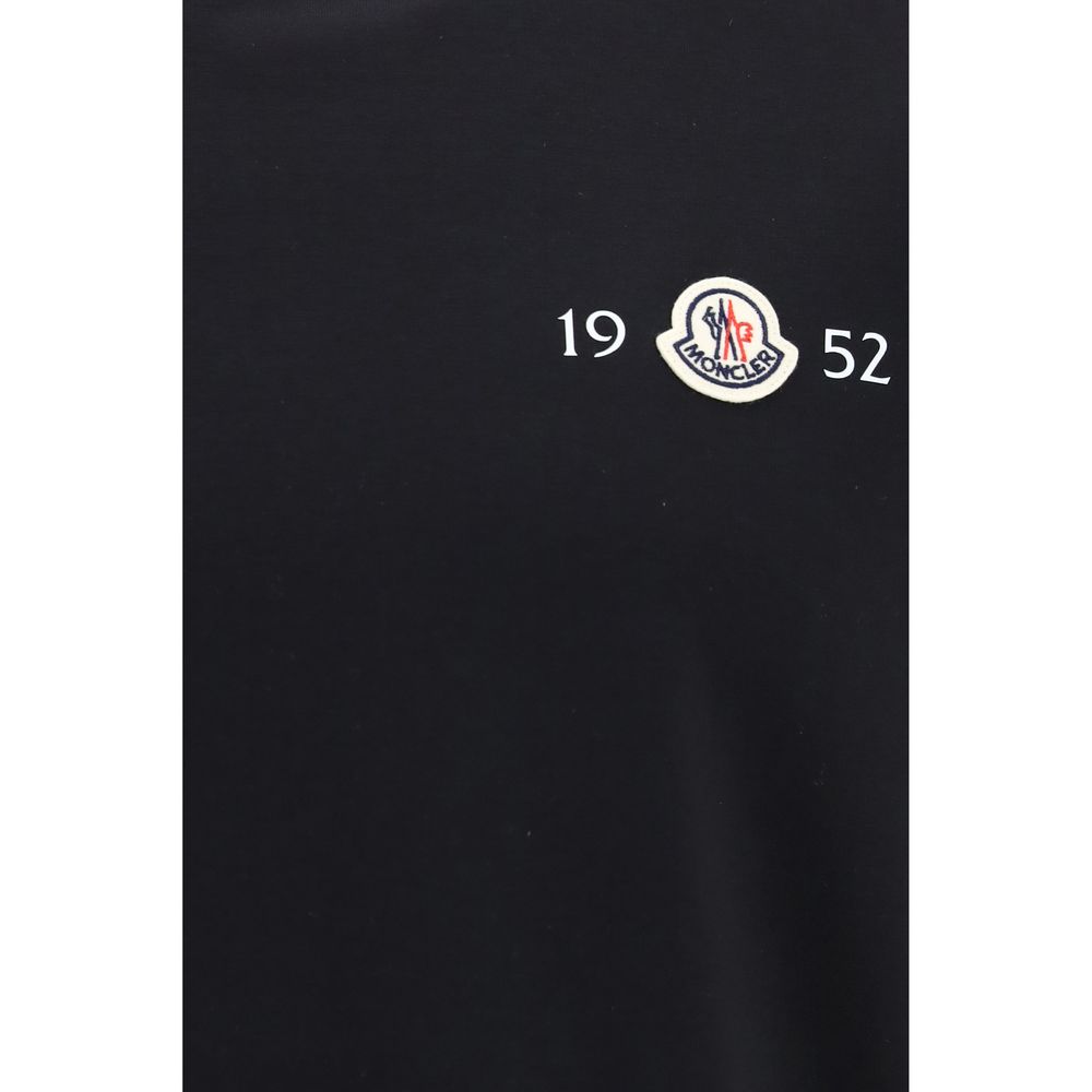 Moncler Black Cotton T-Shirt Moncler