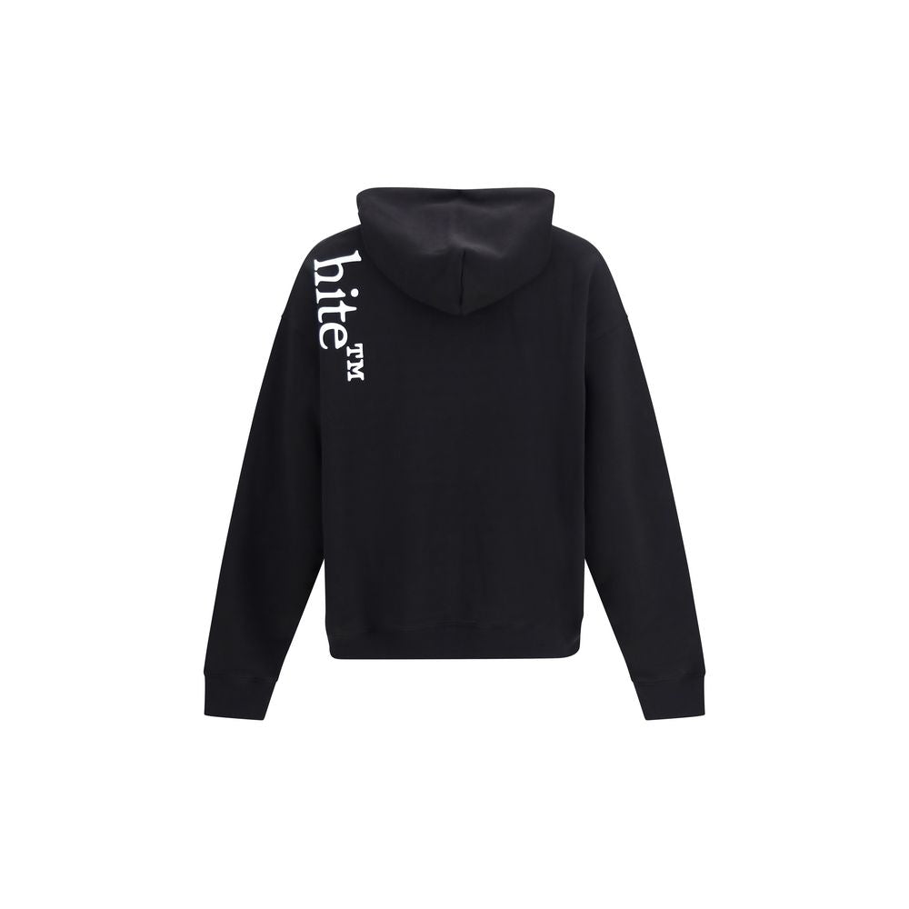 Off-White Black Cotton Sweatshirt Off-White