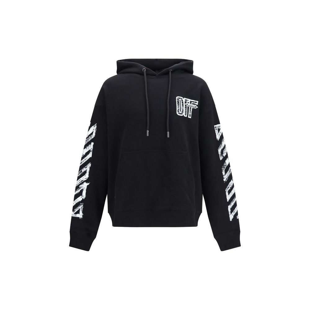 Off-White Black Cotton Sweatshirt Off-White