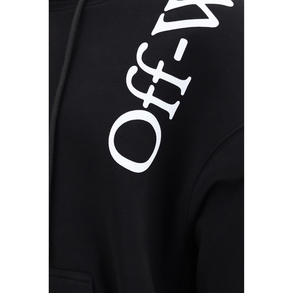 Off-White Black Cotton Sweatshirt Off-White