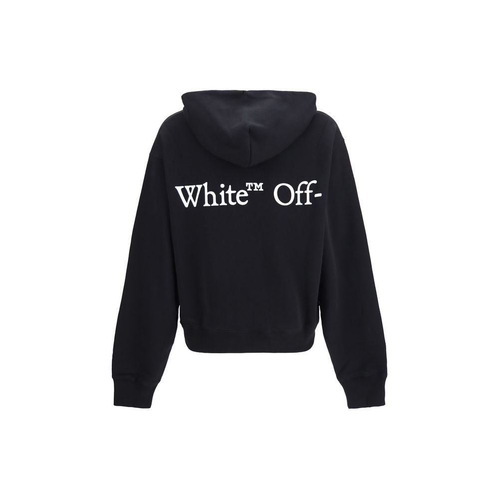 Off-White Black Cotton Sweatshirt Off-White
