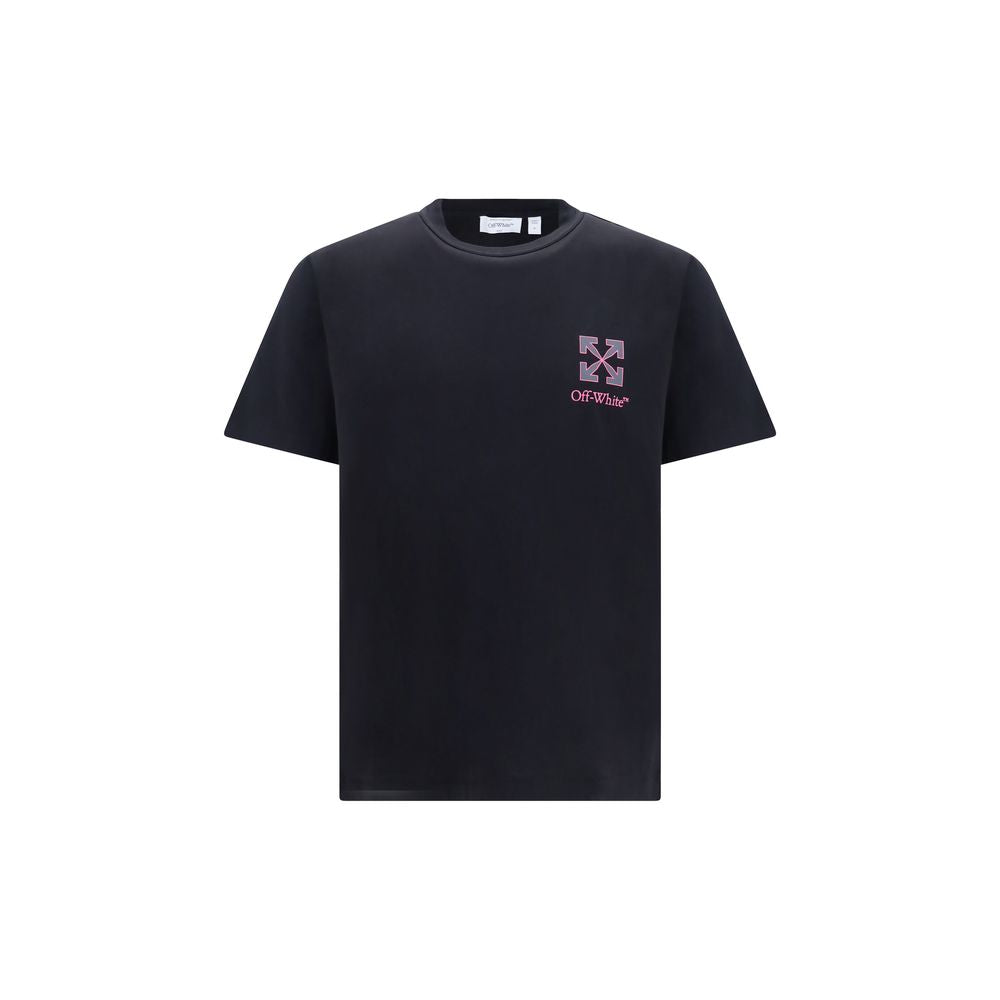 Off-White Black Cotton T-Shirt Off-White