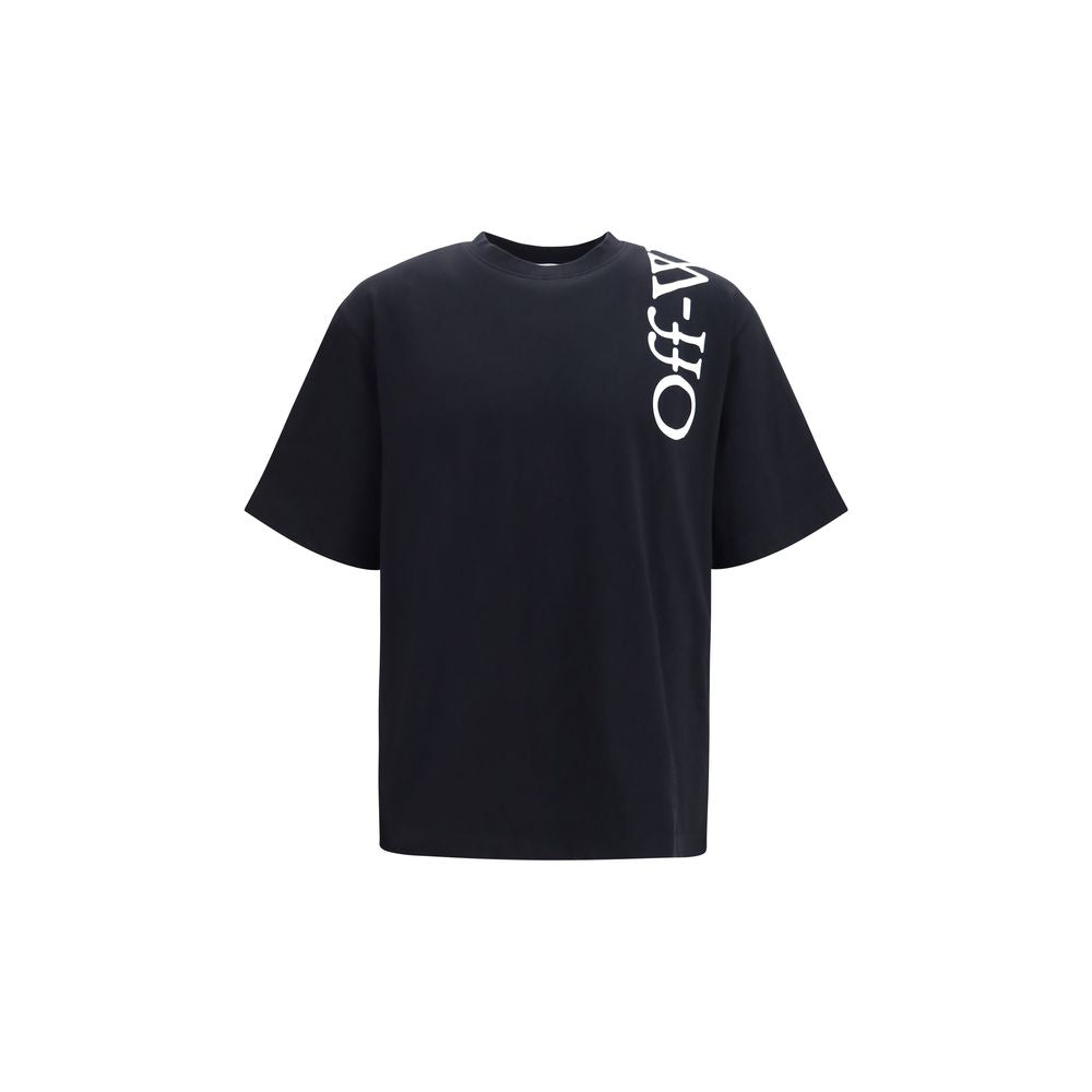 Off-White Black Cotton T-Shirt Off-White