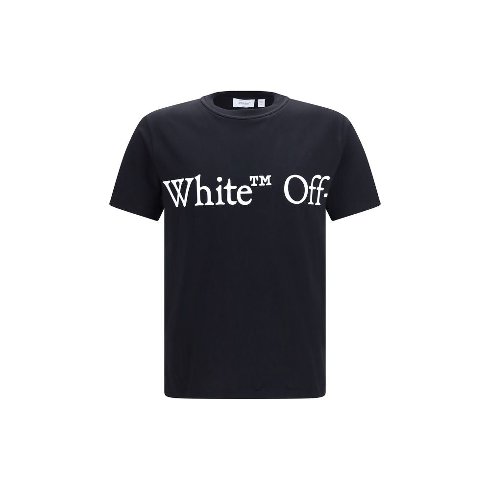 Off-White Black Cotton T-Shirt Off-White