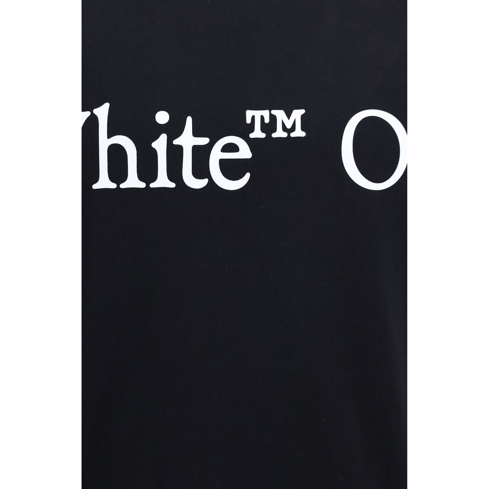Off-White Black Cotton T-Shirt Off-White