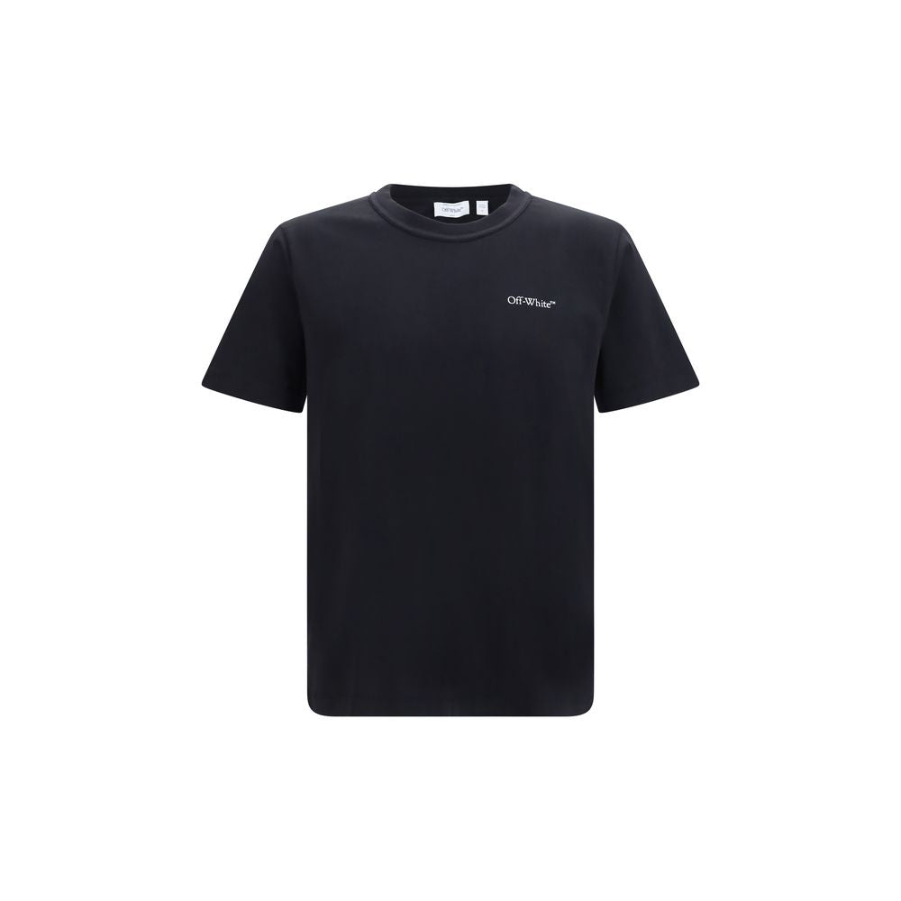 Off-White Black Cotton T-Shirt Off-White