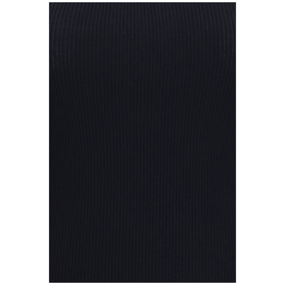 Max Mara Black Viscose Tank Tops Max Mara