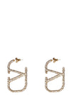Valentino Garavani Gold Brass Earrings Valentino Garavani