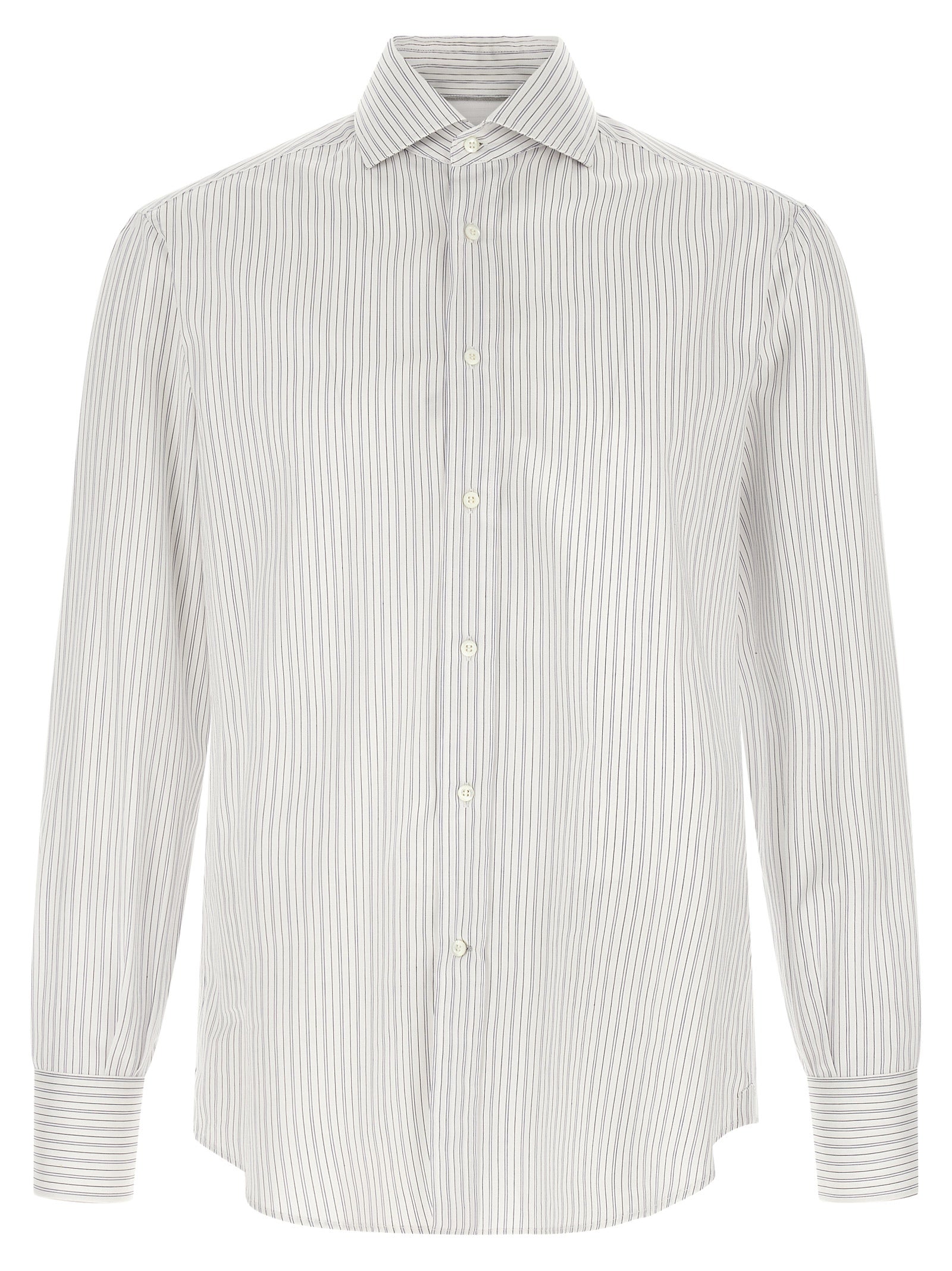 Brunello Cucinelli Blue Cotton Blouse Brunello Cucinelli