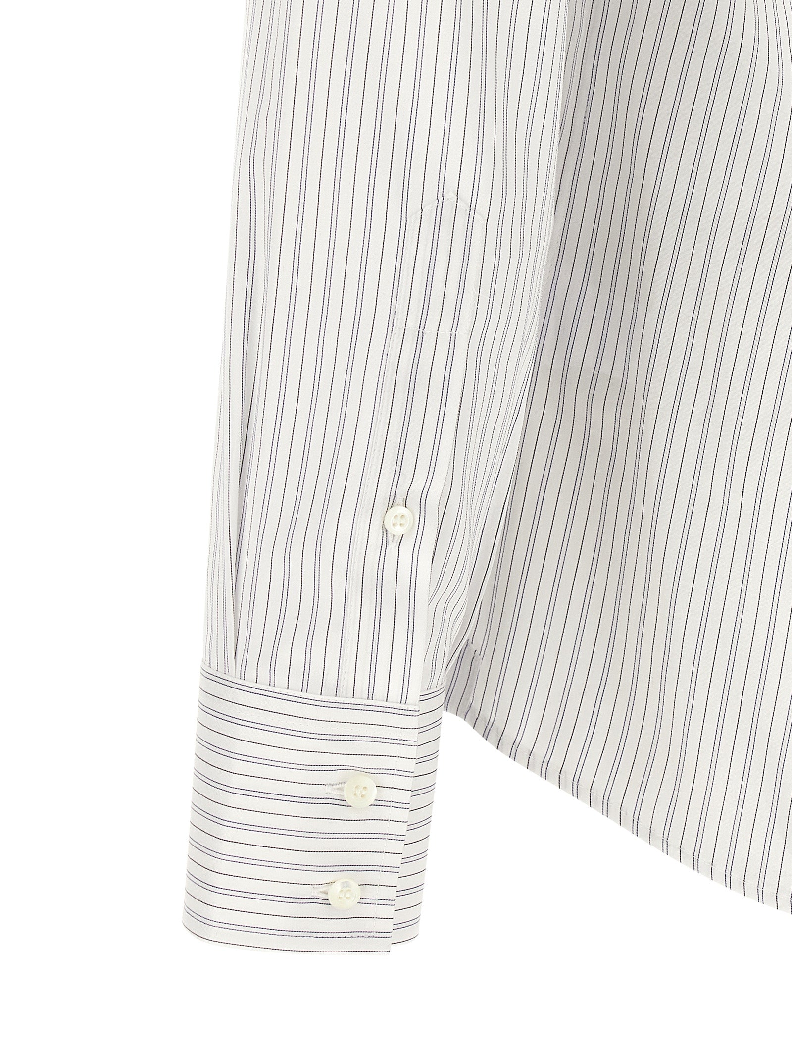 Brunello Cucinelli Blue Cotton Blouse Brunello Cucinelli