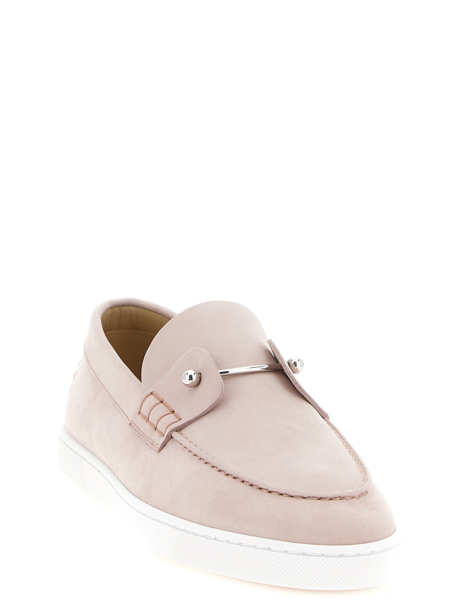 Christian Louboutin Multicolor Calfskin Slip-On Loafers Christian Louboutin