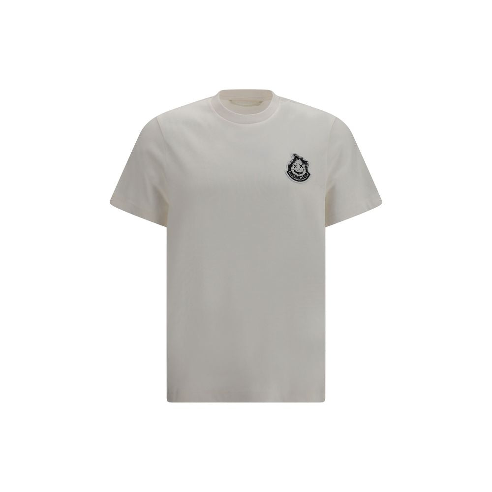 Moncler Beige Cotton T-Shirt Moncler
