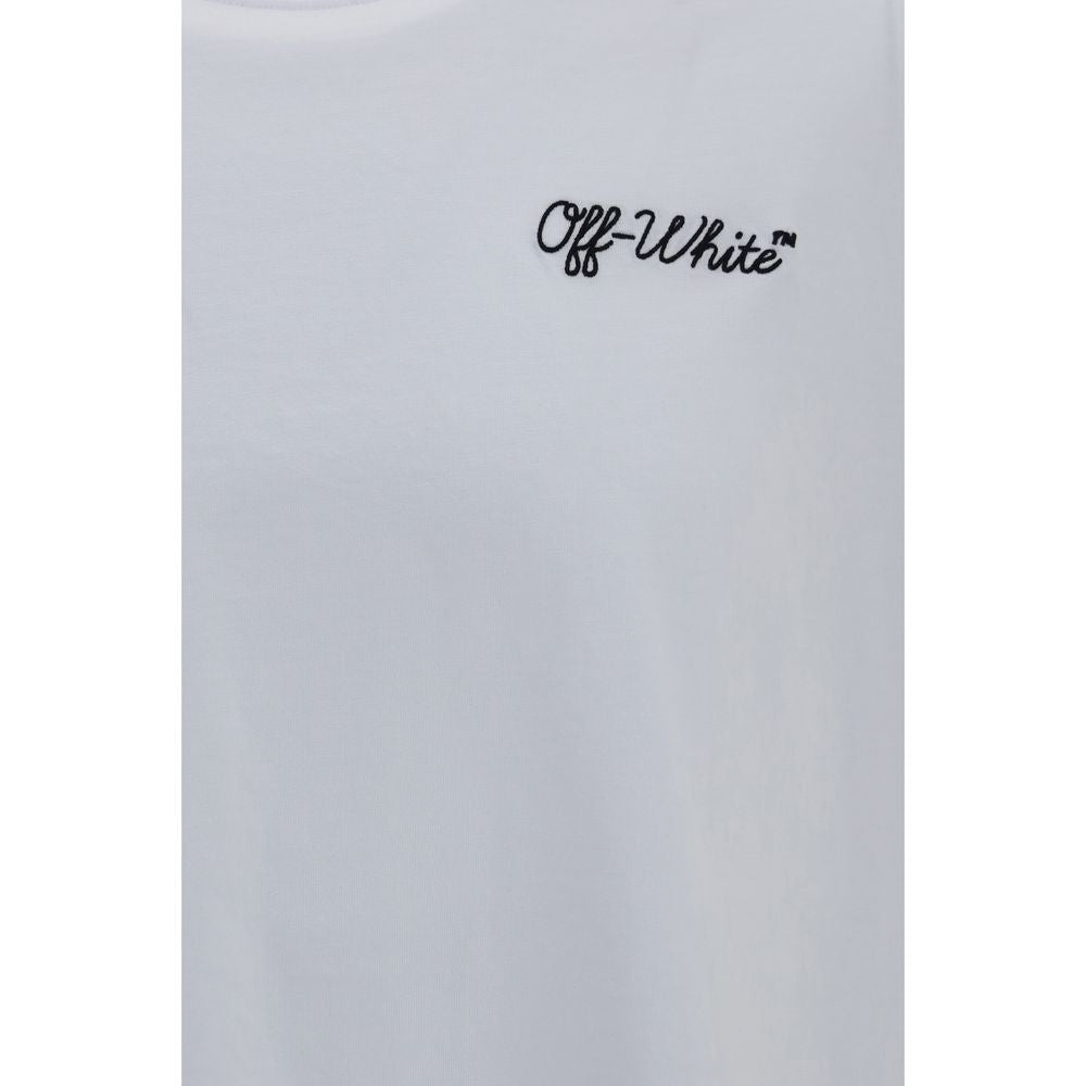 Off-White White Cotton T-Shirt Off-White