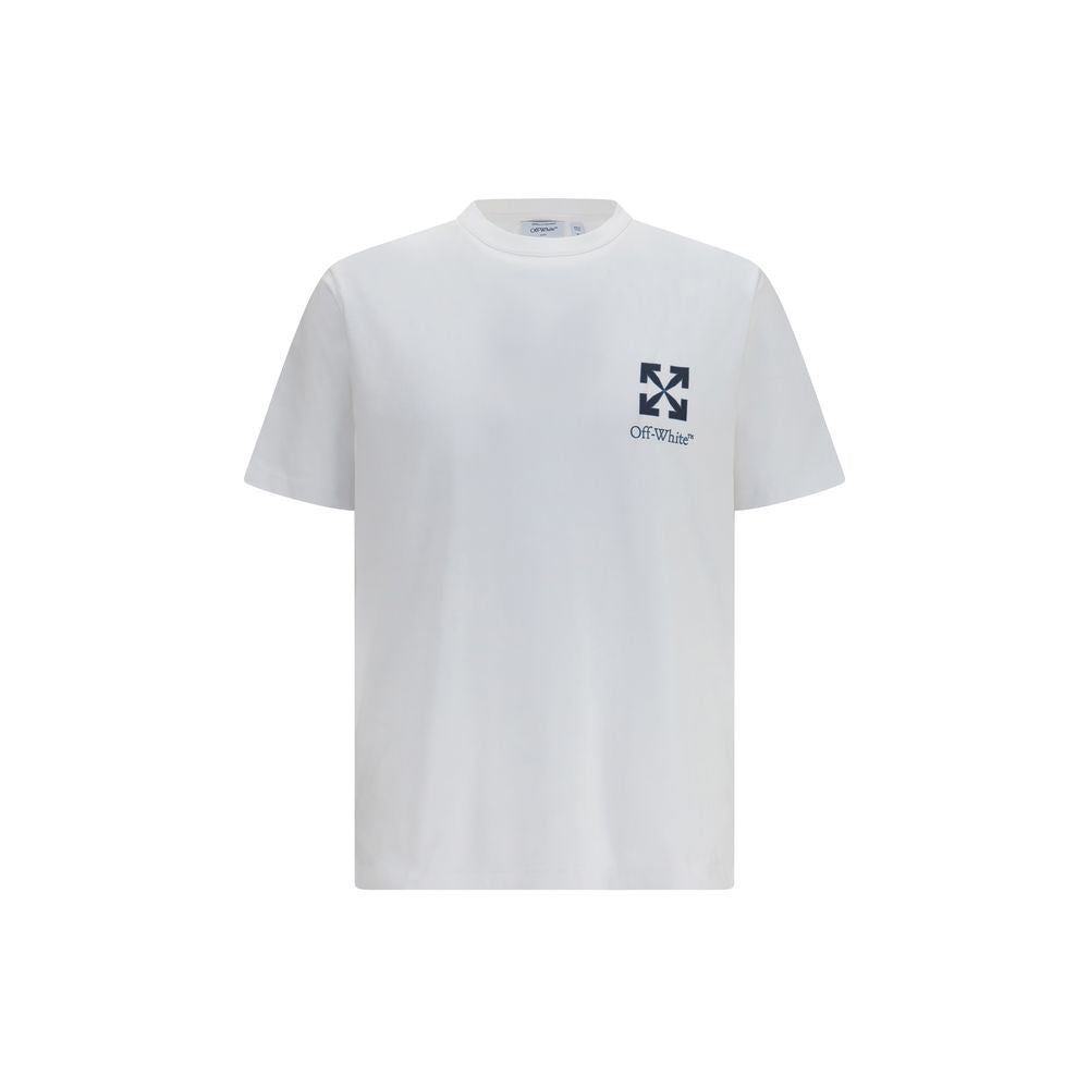 Off-White White Cotton T-Shirt Off-White