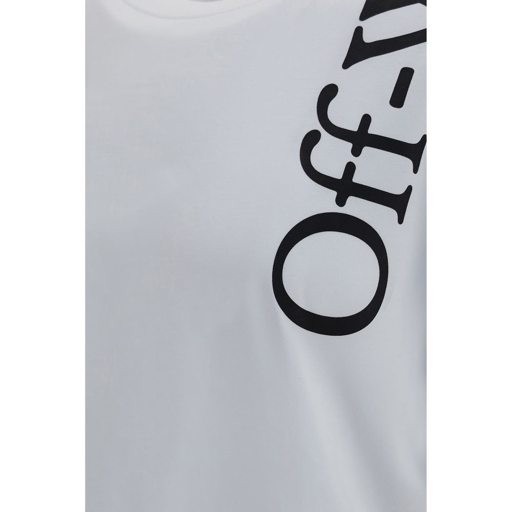 Off-White White Cotton T-Shirt Off-White