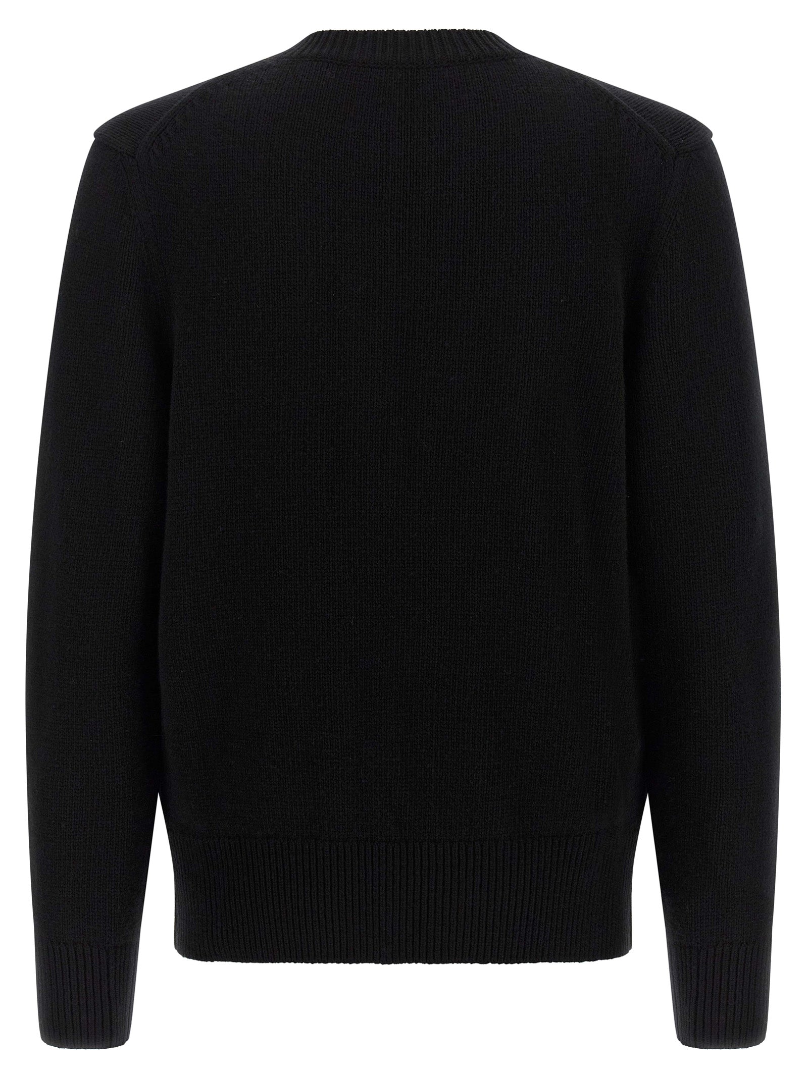 Burberry Black Wool Cardigan Burberry