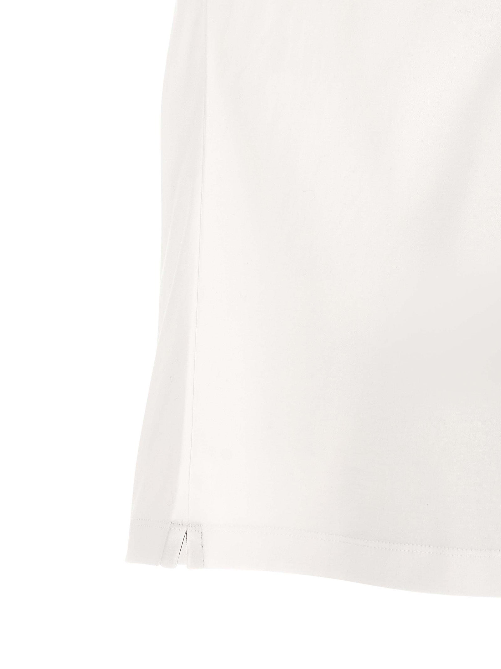 Brunello Cucinelli White Cotton T-Shirt Brunello Cucinelli