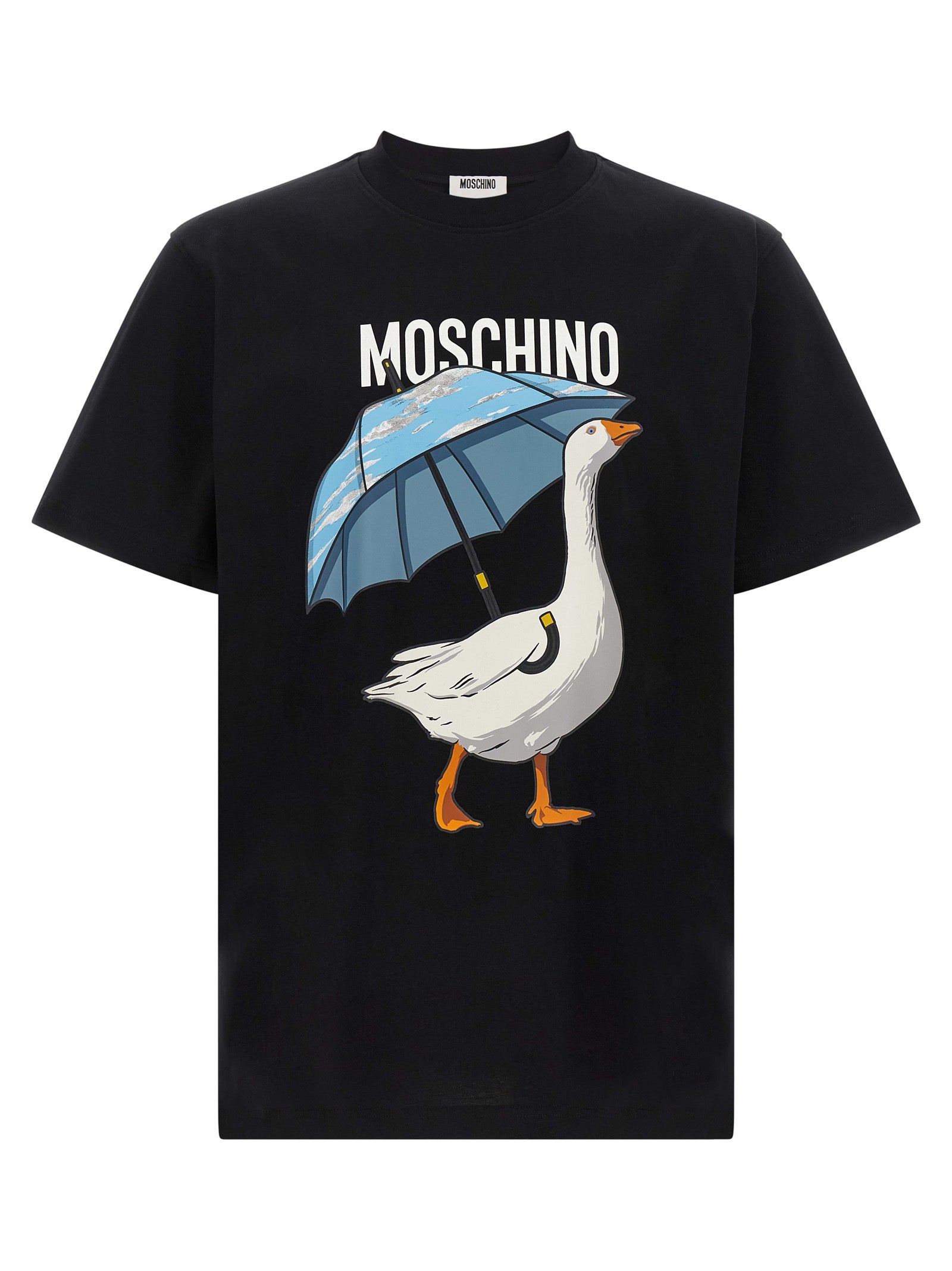 Moschino Black Cotton T-Shirt Moschino