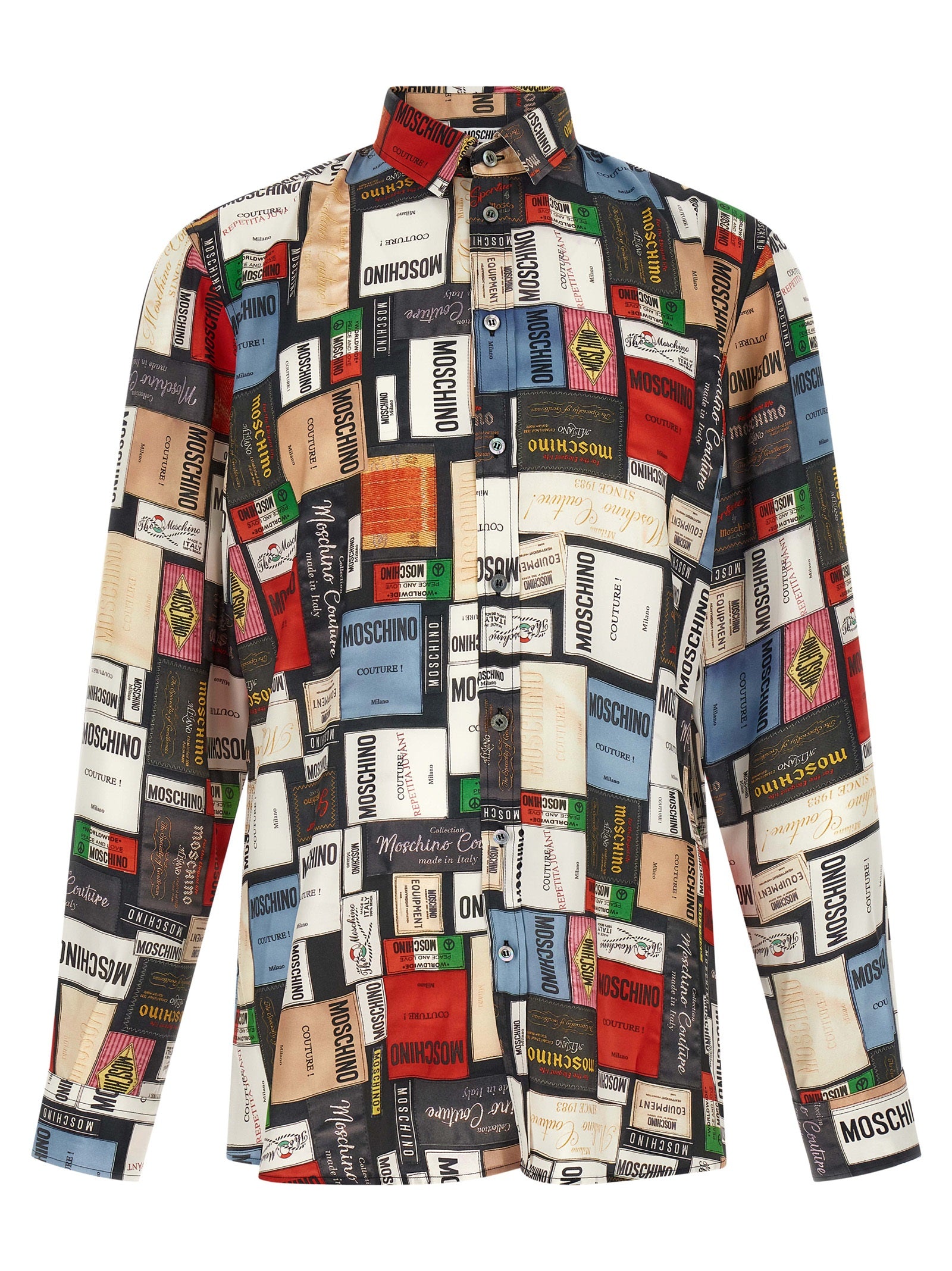 Moschino Multicolor Silk Blouse Moschino