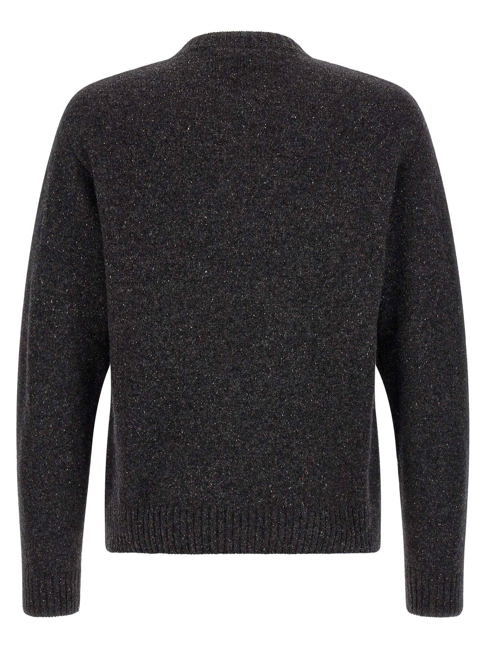 Moschino Gray Wool Cardigan Moschino
