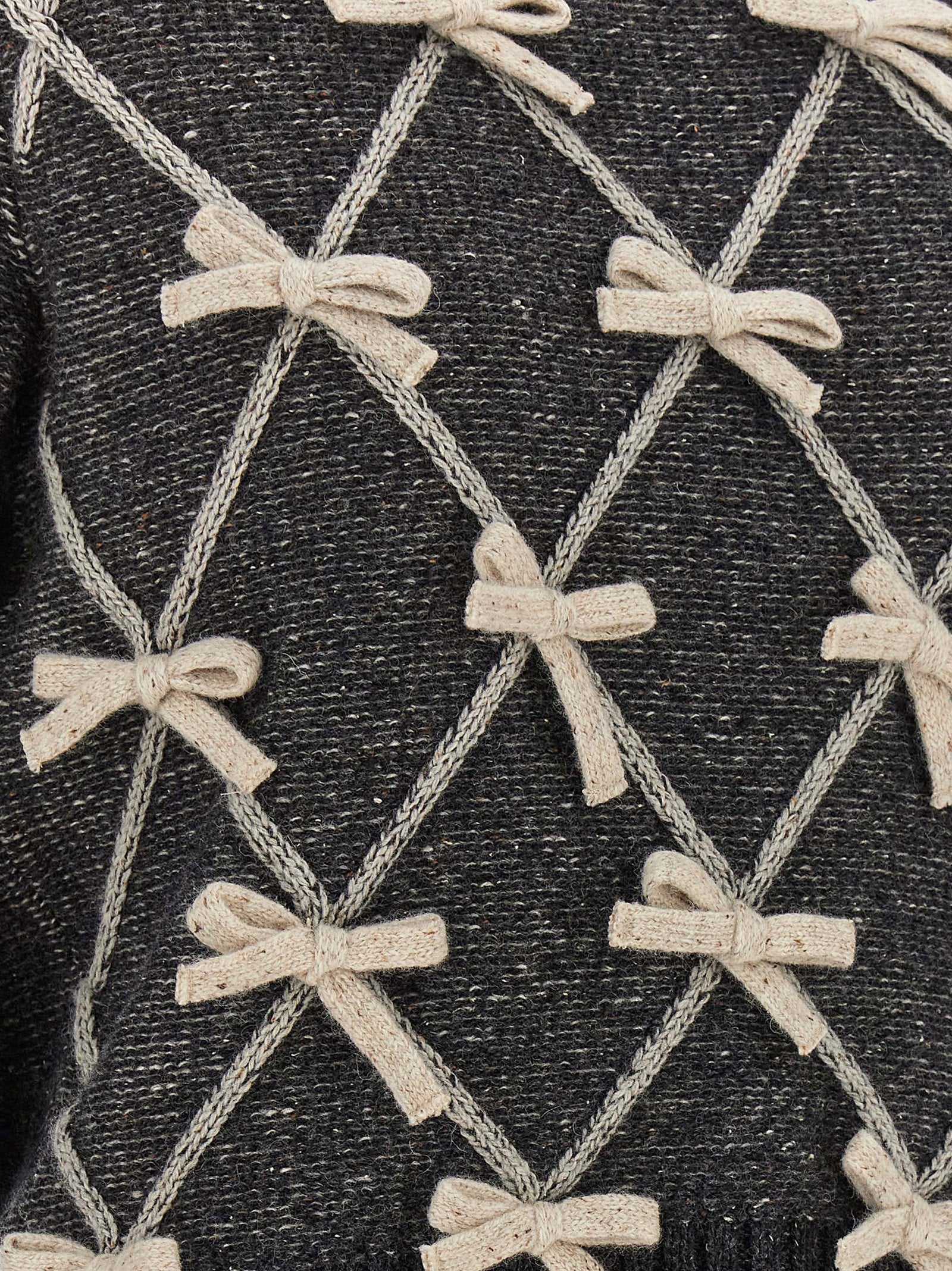 Moschino Gray Wool Cardigan Moschino