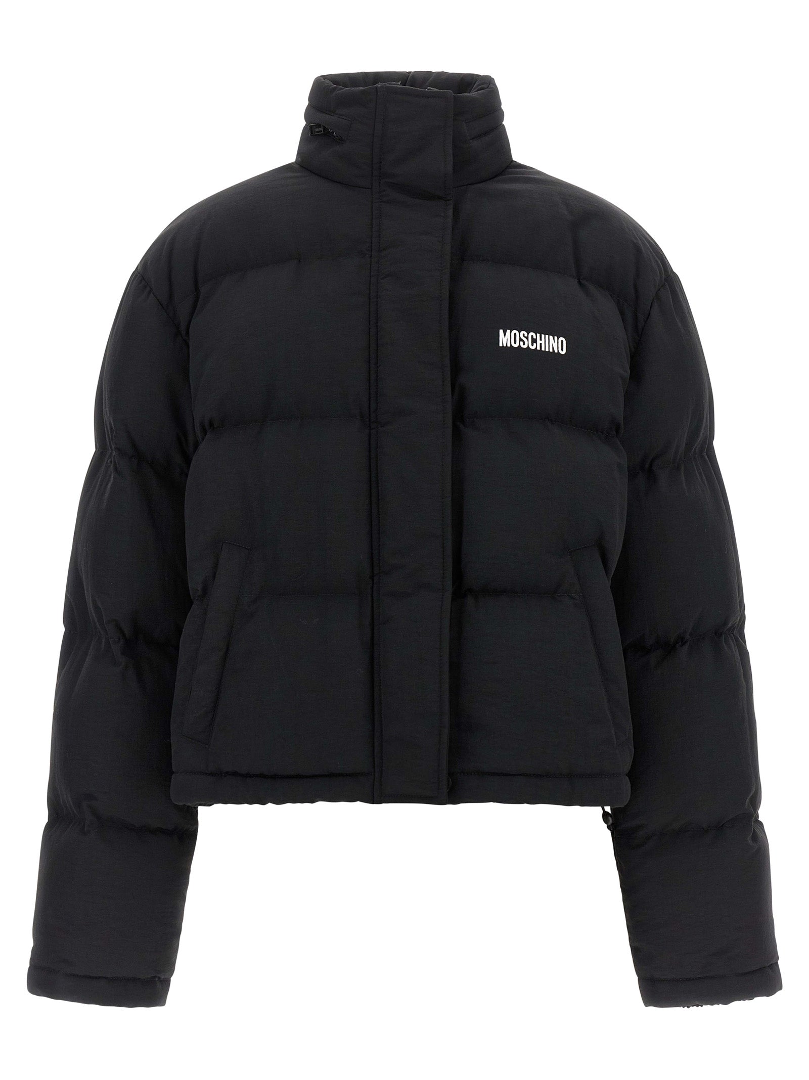 Moschino Black Polyamide Bomber Moschino