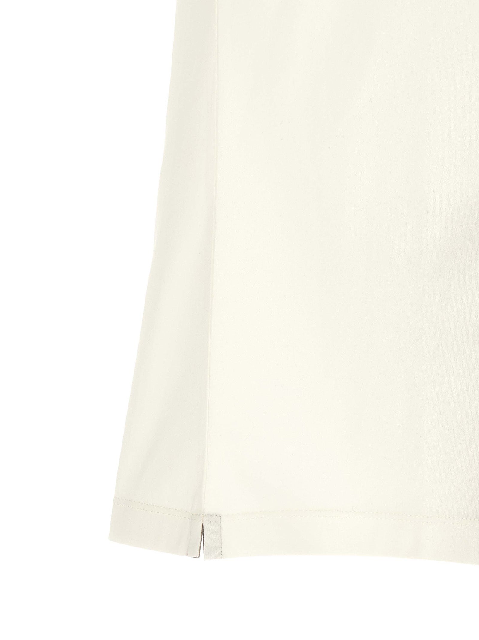 Brunello Cucinelli White Cotton T-Shirt Brunello Cucinelli