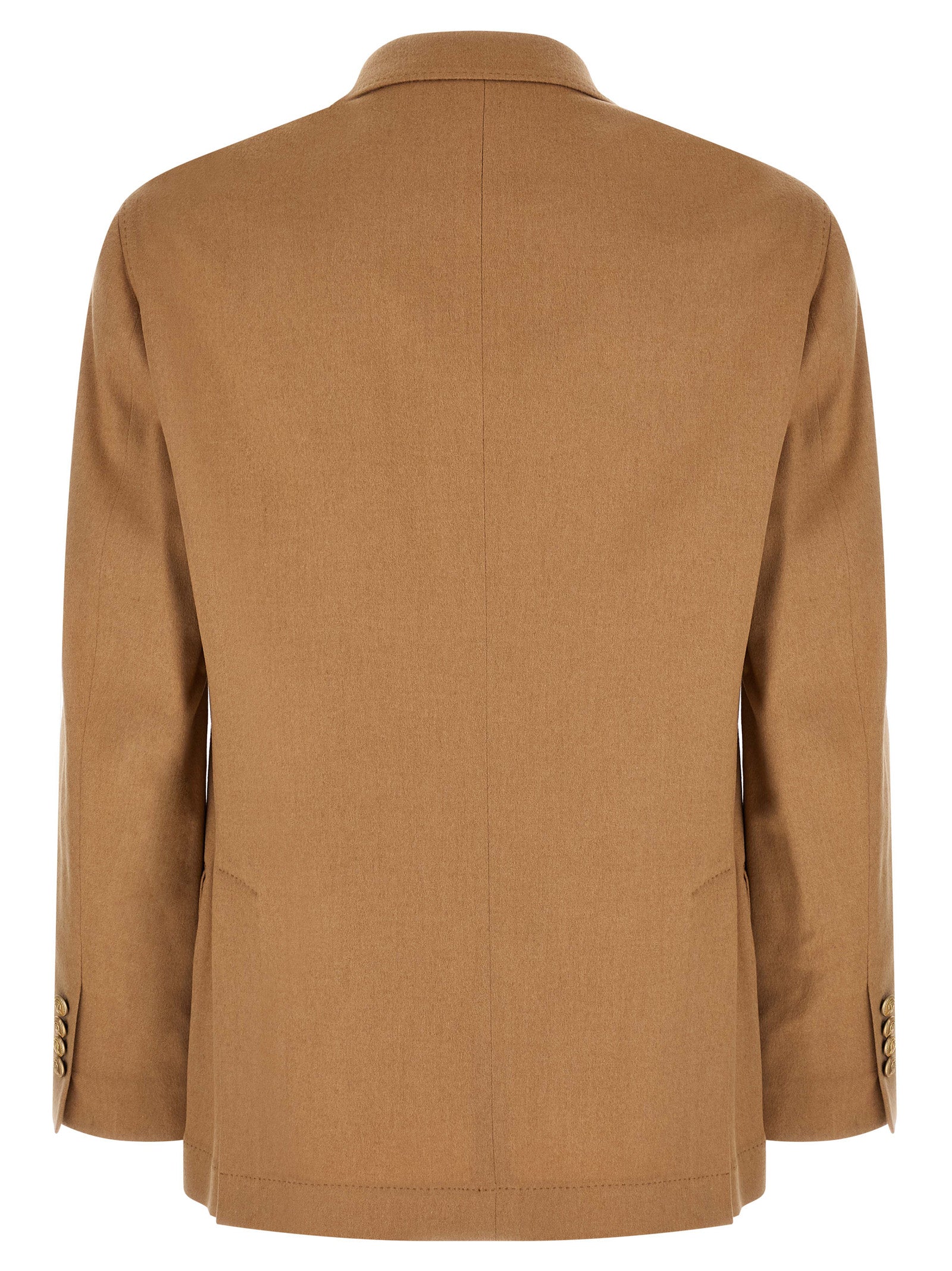 Brunello Cucinelli Beige Camel Hair  Blazer Brunello Cucinelli