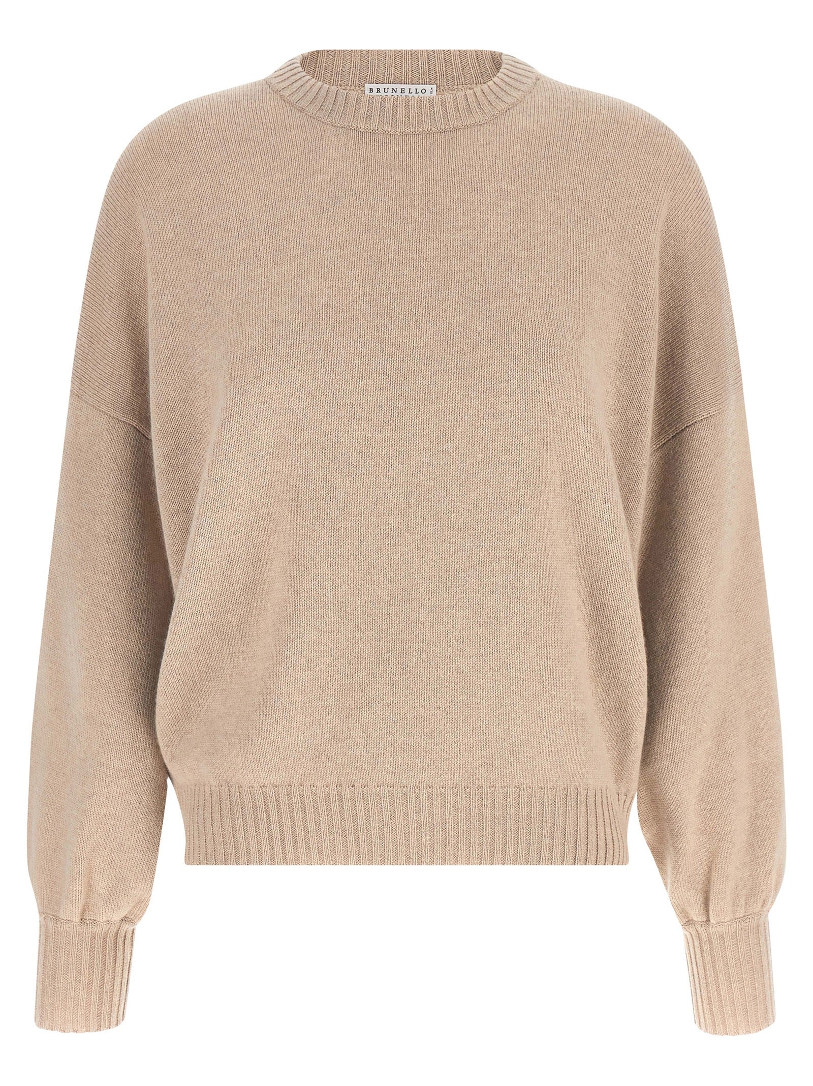 Brunello Cucinelli Beige Cashmere Cardigan Brunello Cucinelli