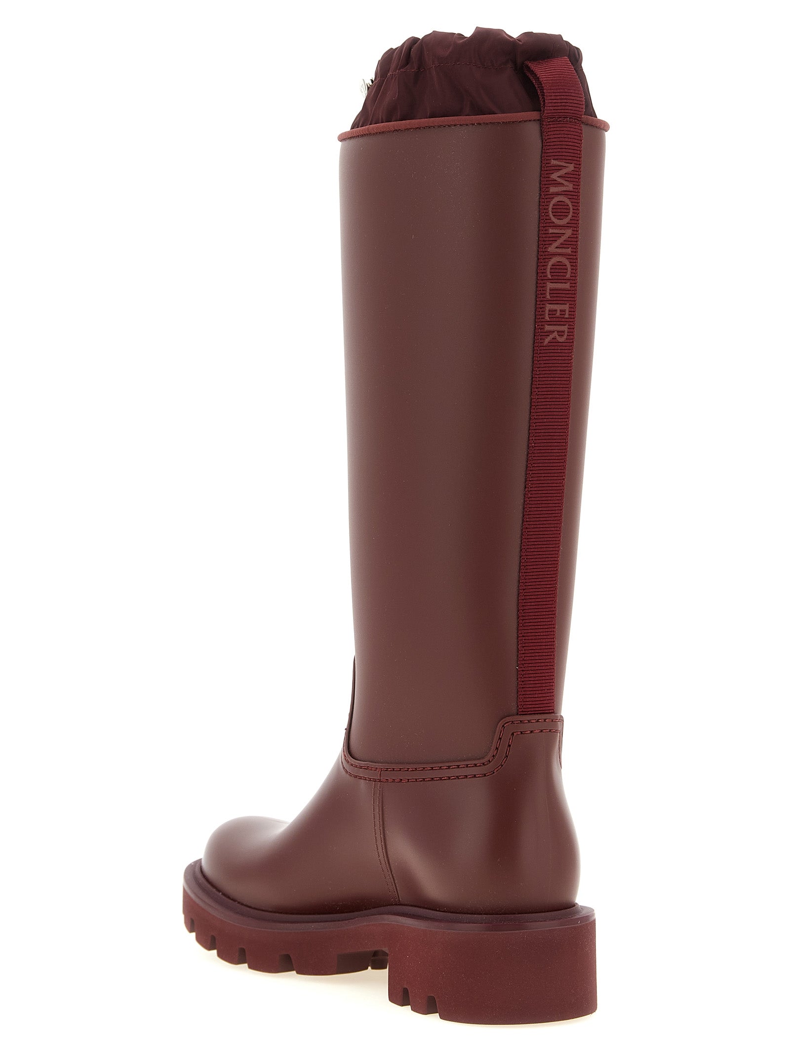 Moncler Bordeaux Pvc Over The Knee Moncler